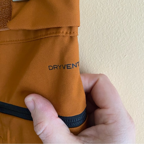 The North Face Sickline Snow Pants Men Small Leather Brown Dryvent Ski Snowboard - Picture 6 of 16